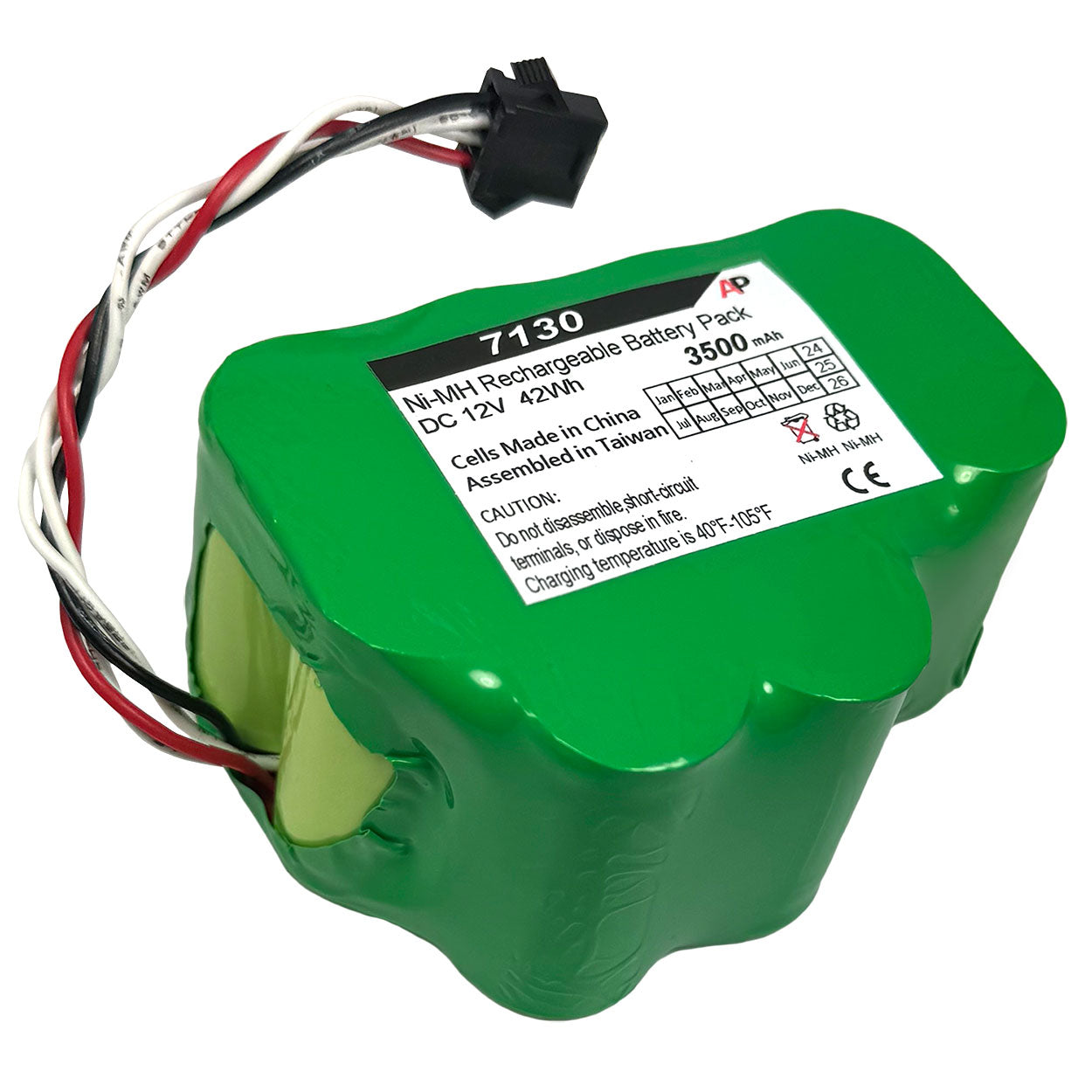 Replacement Battery for Alaris Infusion Pump 7000, 7100, 7100e, 7101, 7130, 7130B, 7130D