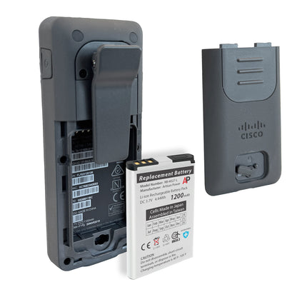 Battery for Cisco IP DECT 6800 Series: 6823 and 6825 Handsets