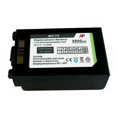 Motorola / Symbol MC75 & MC70 Series. Replacement Battery. 3600 mAh Extended Capacity