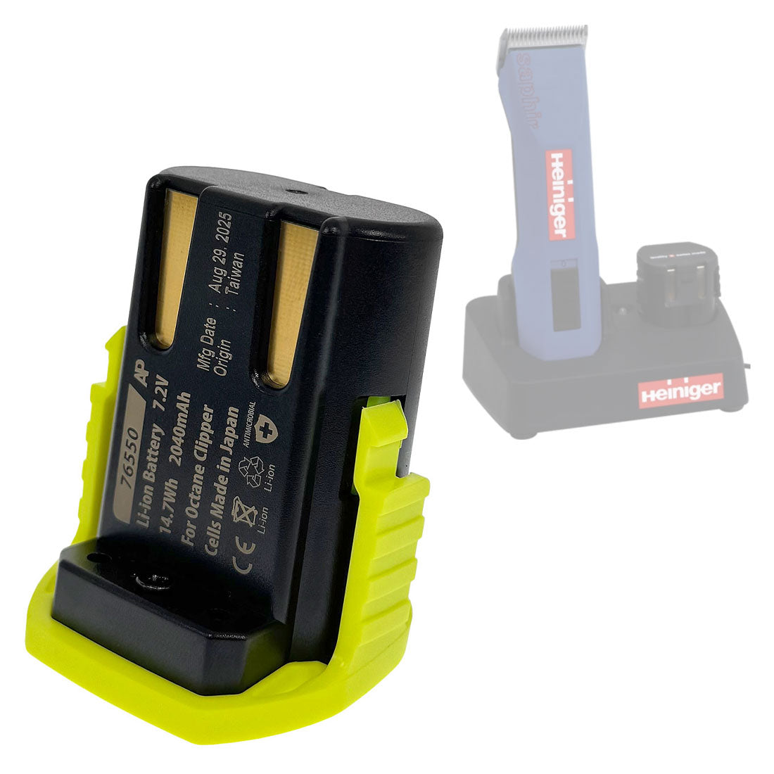 Battery Upgrade for Heiniger Saphir & Orion Cordless Hair Clippers. 28% Higher Capacity