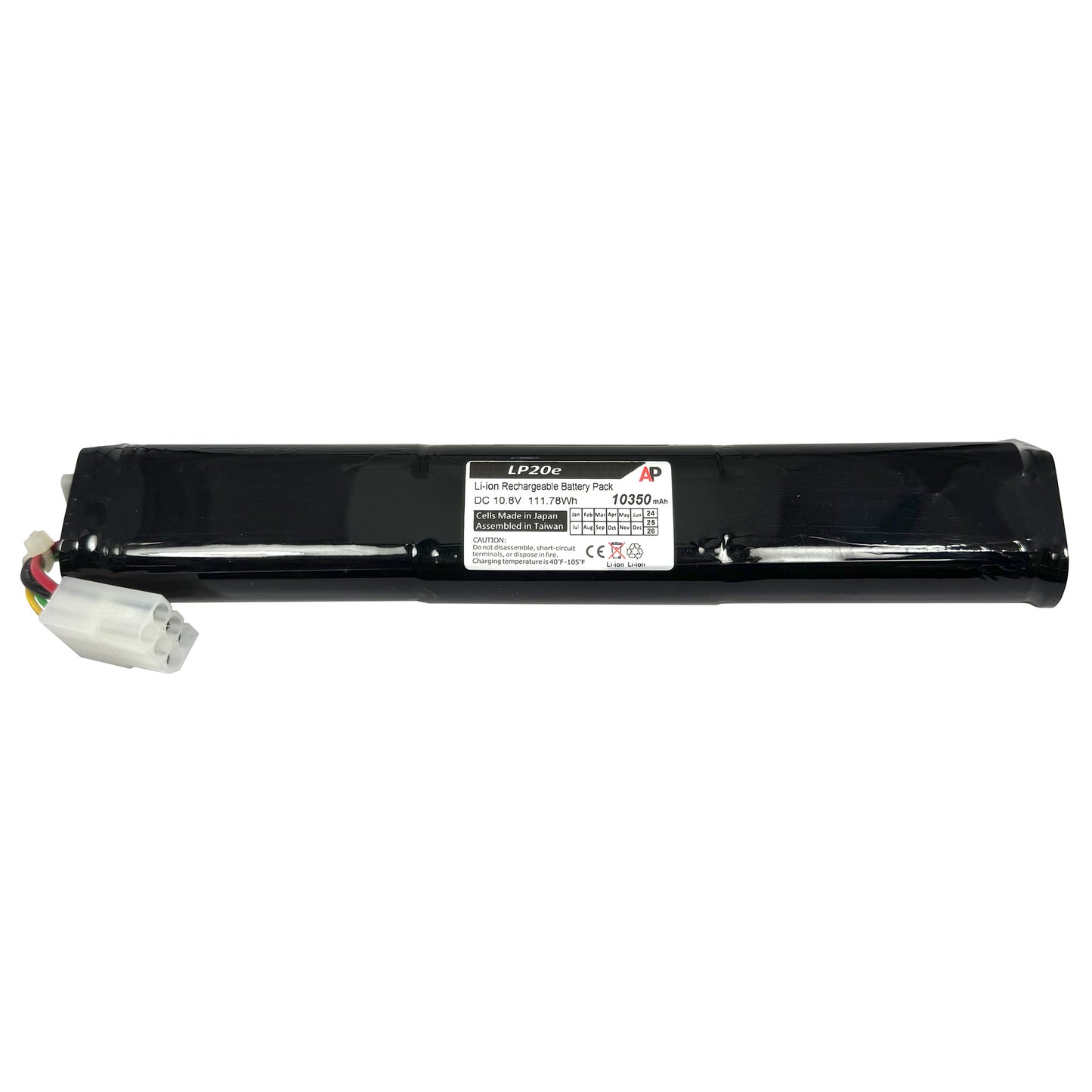 Replacement battery for Medtronic Lifepak 20e, LP20e (Physio-Control, Stryker)
