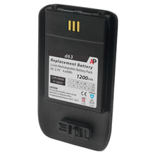 Ascom d63 Black Phone Replacement Battery. 1200 mAh