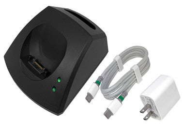 TransFormer Dual Charger for the Ascom d63 / i63 AND d62 / i62 phones. Charges 1 phone and 1 spare battery. Power Supply Included