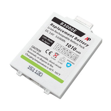 Vocera Communications Badge B3000: Extended Capacity. White Replacement Battery. 1010 mAh
