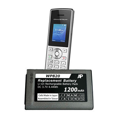 Replacement Battery for Grandstream WP820, WP810, and DP730 Phones. Replaces GS-01