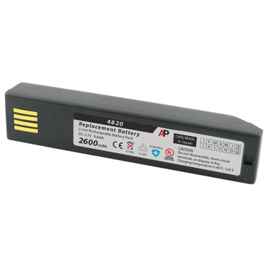 Honeywell 3820, 4820, 6320 & Xenon 1902: Replacement Battery. 2600 mAh