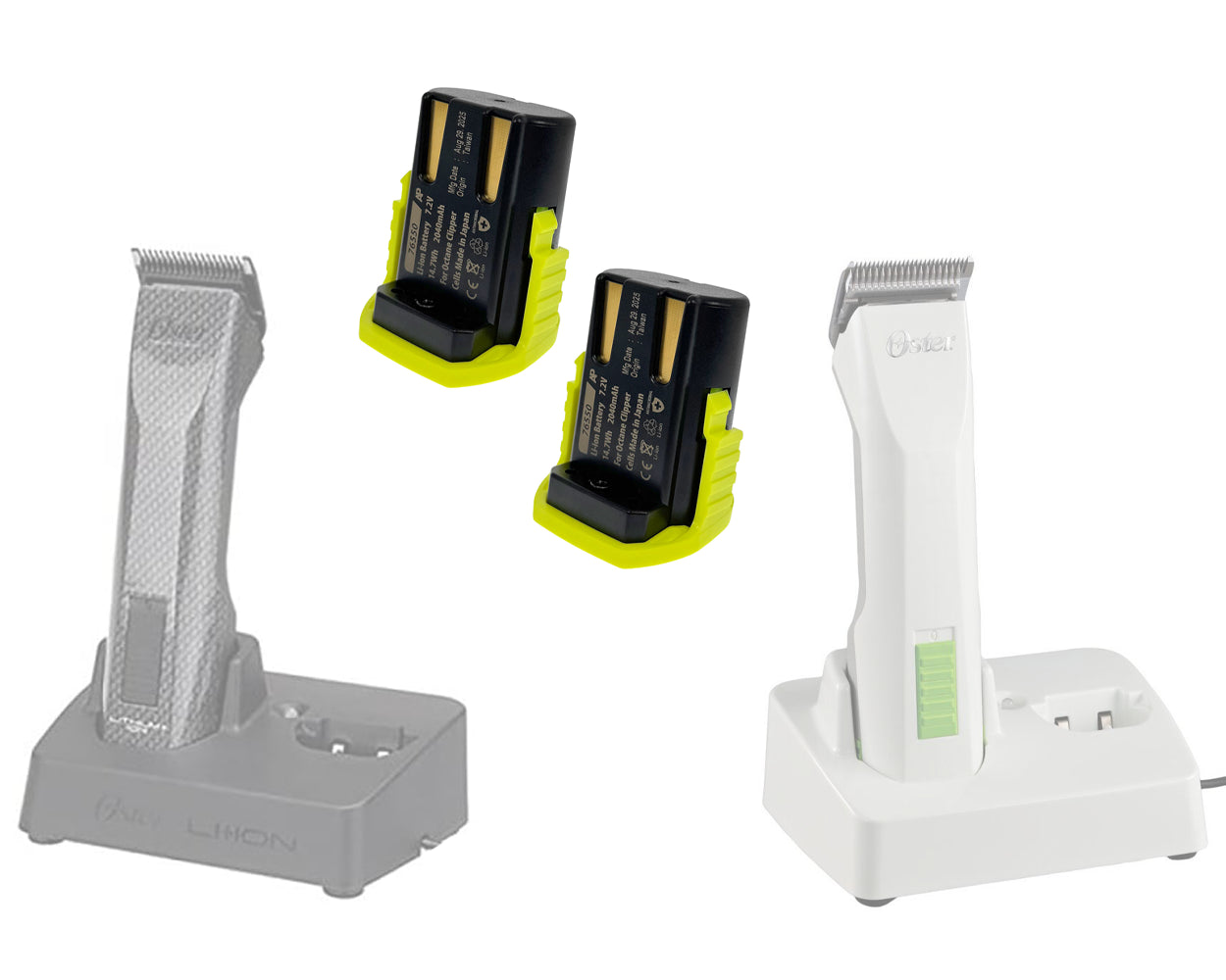 Battery Upgrade for Oster Octane & Volt Heavy Duty Cordless Hair Clippers (2 Pack)
