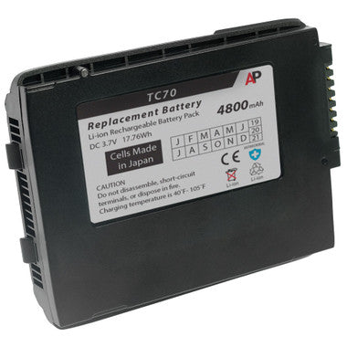 Motorola / Symbol TC70 Scanner Series. Replacement Battery. 4800 mAh