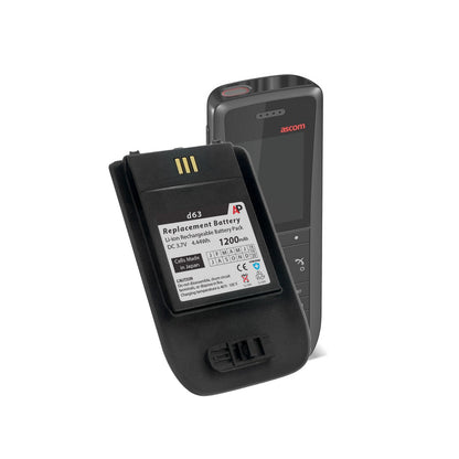 Ascom d63 Black Phone Replacement Battery. 1200 mAh