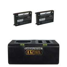 Transformer Charging Station for Motorola CLS Series with 2 Batteries. Power Supply Included
