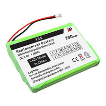 Aastra / DeTeWe Office 135 and 135Pro Phone: Replacement Battery. 700 mAh