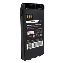 Replacement IMPRES Battery for Motorola XTS 2500 and XTS 1500 Radios. 3400 mAh