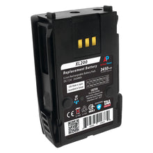 Replacement Battery for Harris XL-200P Radios. 3450 mAh