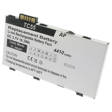 Motorola / Symbol TC55 Series Scanners.  Replacement Battery (Extended Capacity)