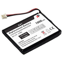Ascom d43, d41 and 9d41 Phone. Replacement Battery. 1000 mAh