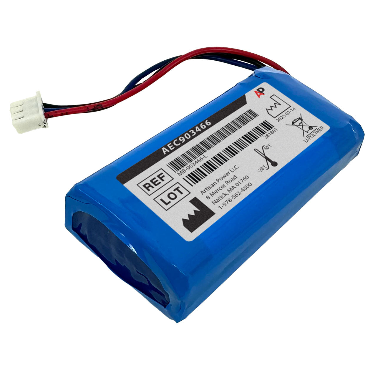 Hawk / Hawkmed Syringe Pump HK-050, HK-100, HK-100I: Replacement Battery