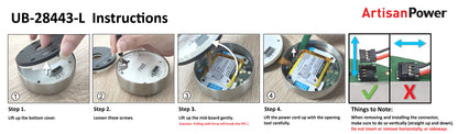 Replacement Battery for Nest 2nd and 3rd Generation Thermostats