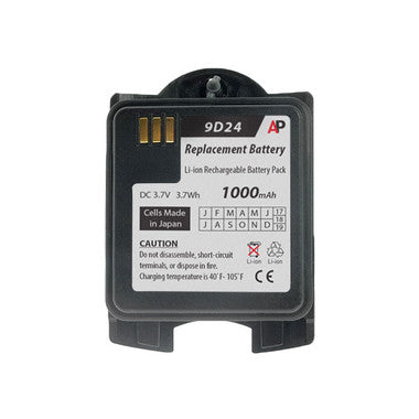 Ascom 9d24 MKII Phone. Gray Replacement Battery. 1000 mAh