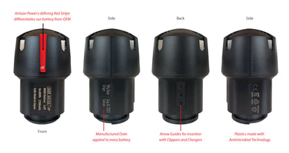 Replacement battery for Andis PowerGroom AGR+ and BGR+ Series Clippers. NiMH, 2100 mAh, Japanese cel