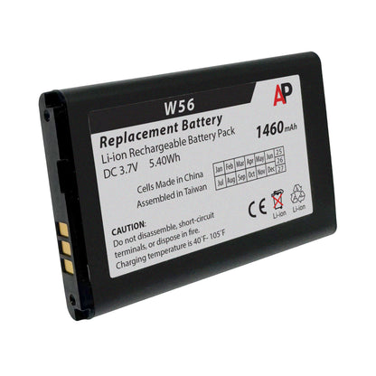 Replacement Battery for Yealink One Talk IP DECT W56P, W56H, W59R, W76P, W77P, W79P