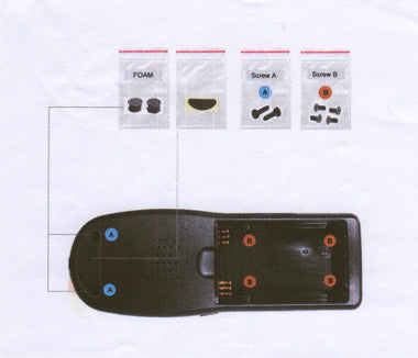 Polycom/SpectraLink 6020, 8020, and LTB100. Phone Housing Subassembly
