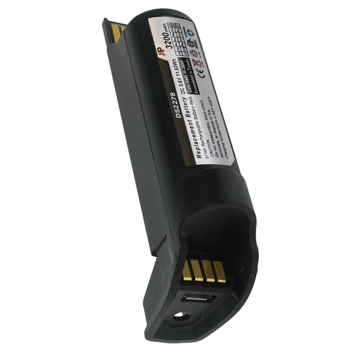 Replacement Battery for Zebra DS22 and DS2278 Series Barcode Scanners.