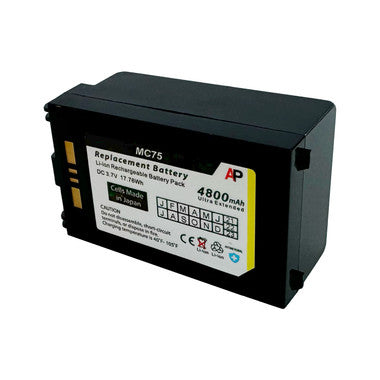 Motorola / Symbol MC75 & MC70 Series. Replacement Battery. Ultra Extended Capacity