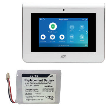 Replacement Battery for ADT Command Security Panel: ADT5AIO-1, (-2, -3), ADT7AIO-1, AIO5, AIO7