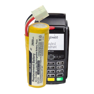Sagem Ingenico iWL220, iWL250, and iWL255 Credit and Debit Terminals battery.