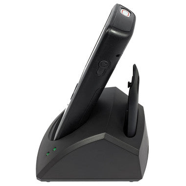 TransFormer Dual Charger for the Ascom d63 / i63 AND d62 / i62 phones. Charges 1 phone and 1 spare battery. Power Supply Included