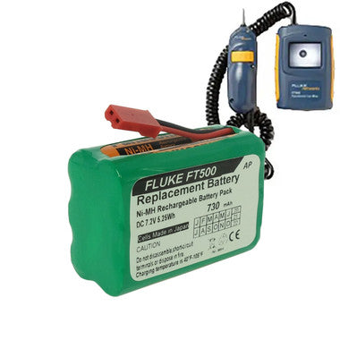 Fluke FiberInspector Mini and FT500. Replacement Battery. 730 mAh, Japanese cells