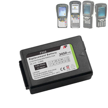Psion / Teklogix Workabout Pro 7525 & 7527 Scanners: Replacement Extended Battery