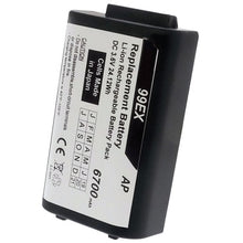 Honeywell / HHP Dolphin 99EX Series Scanners. Replacement Extended Battery