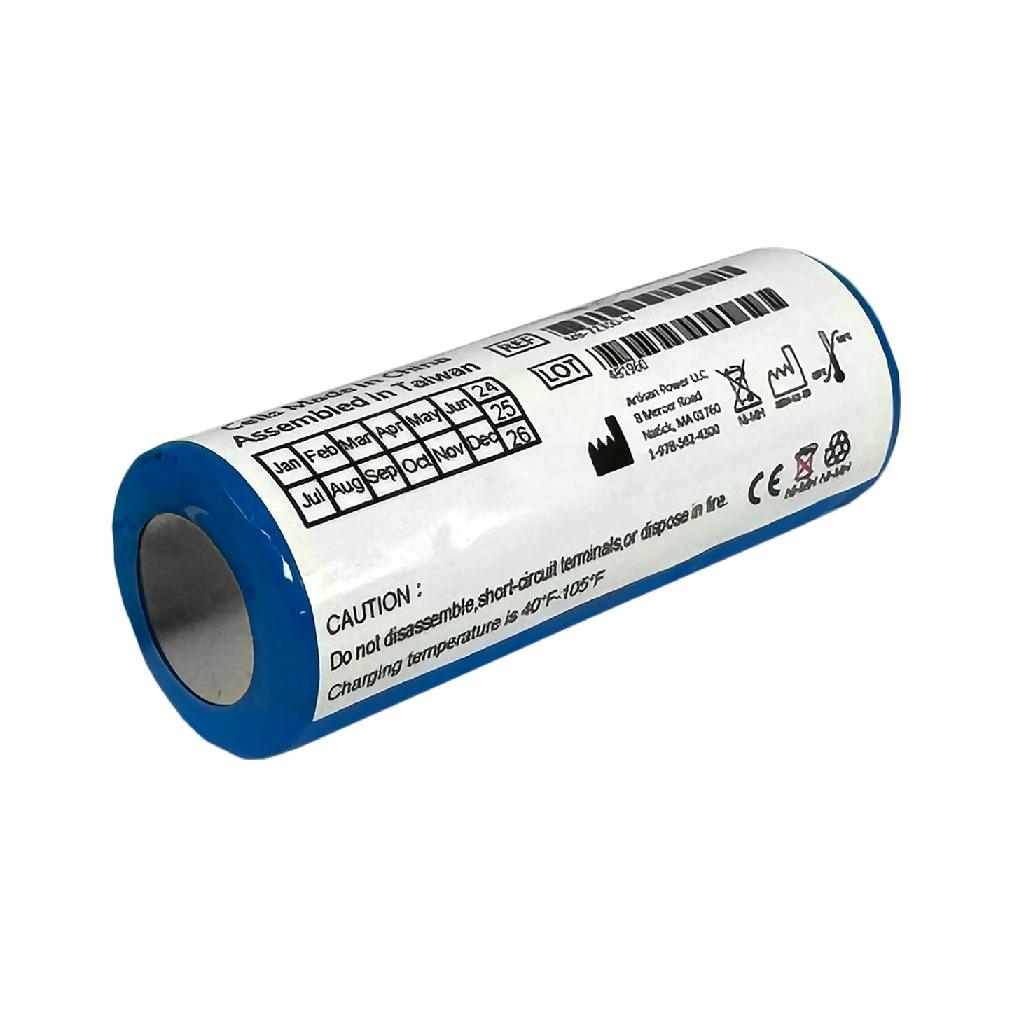Replacement Battery for Welch Allyn / Hill-Rom 72300 Diagnostic Handle